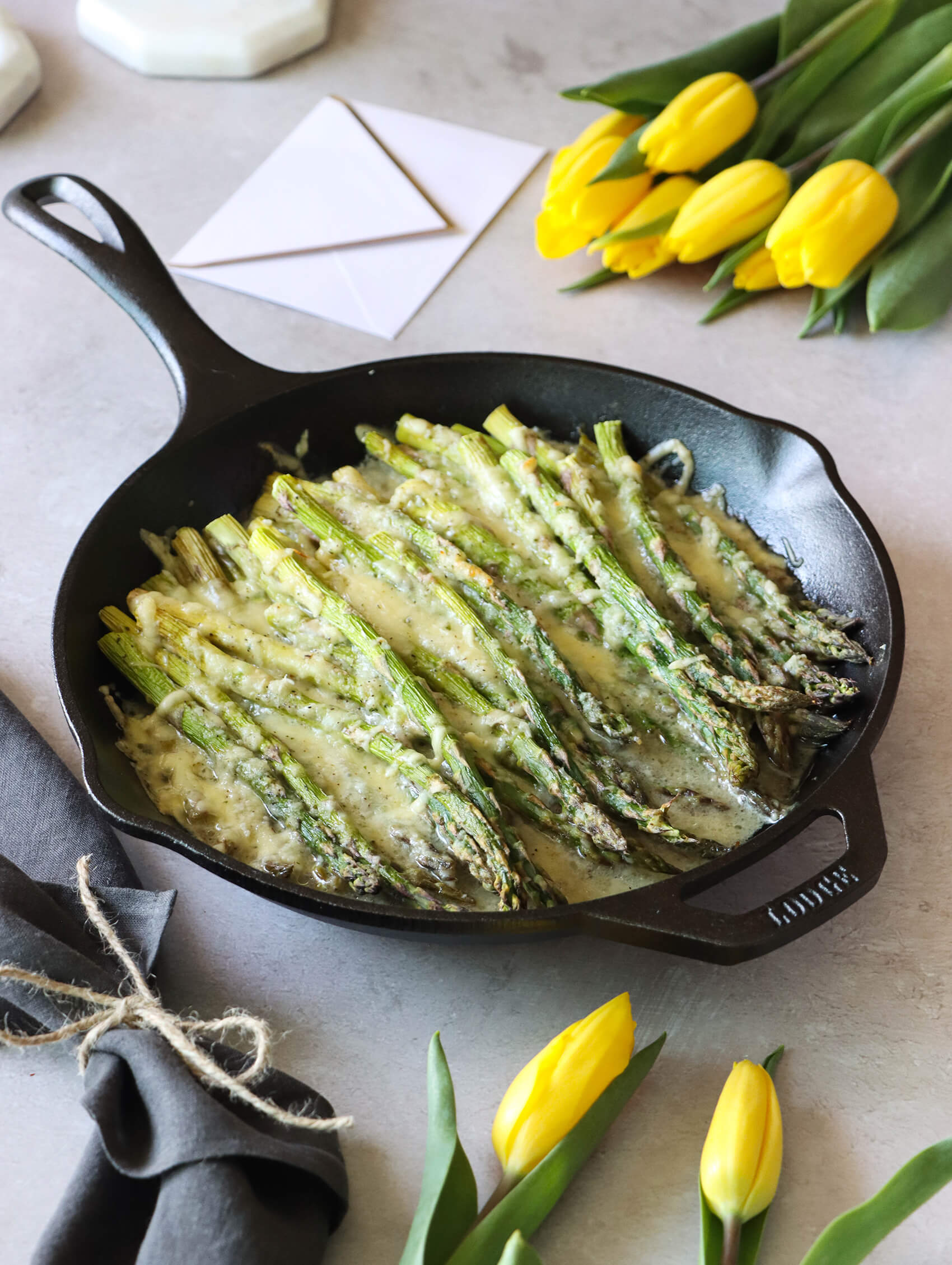 Cheesy Garlic Asparagus Gratin - Armanino Retail