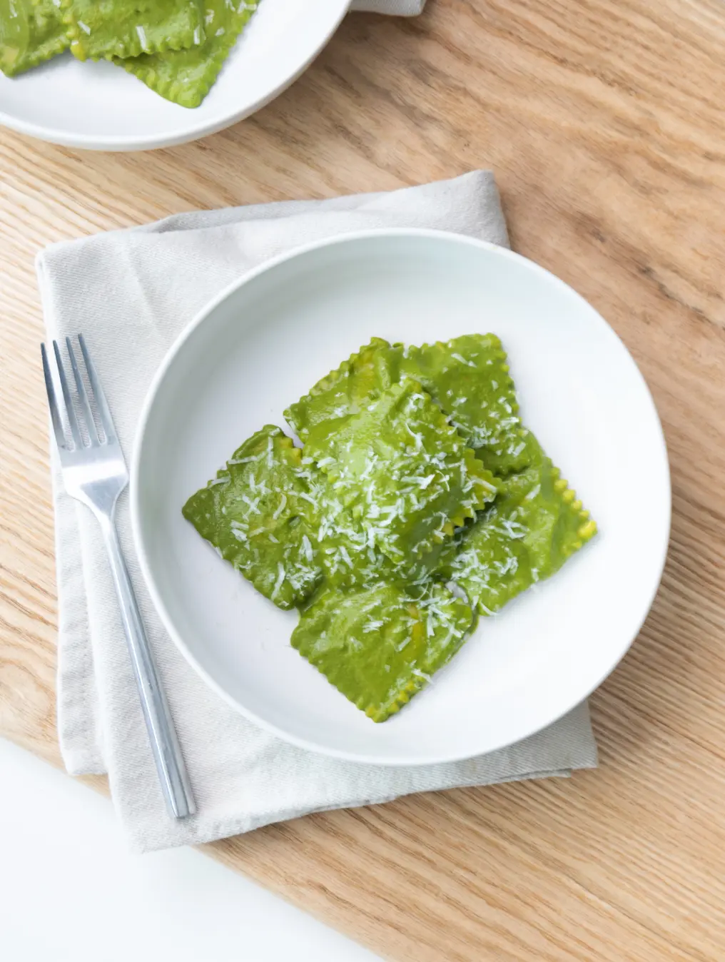Cheese Ravioli with Creamy Green Sauce - Armanino Retail