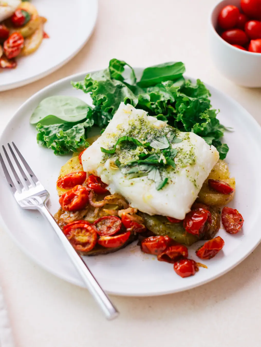 One Pan Roasted Fish and Vegetables - Armanino Retail