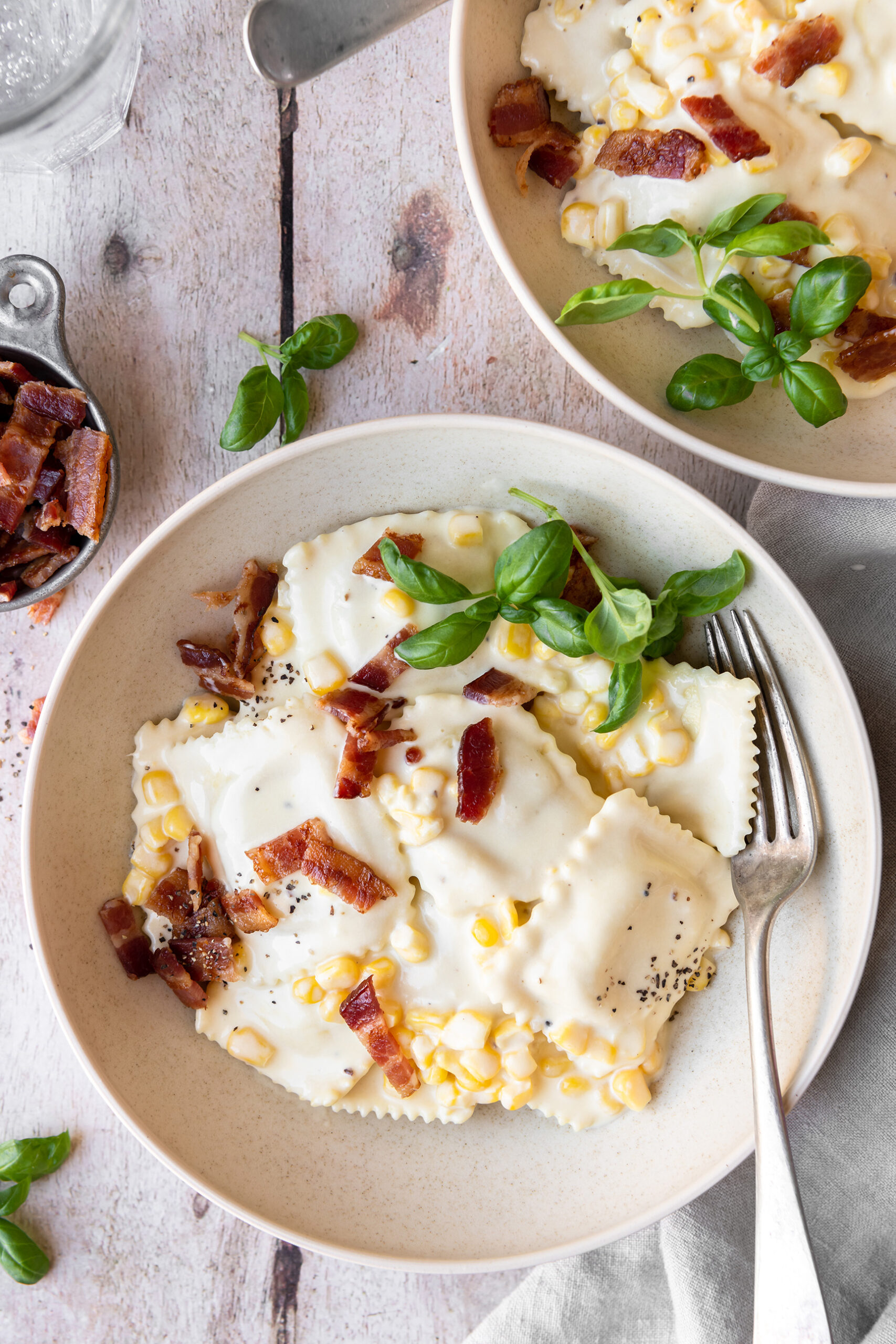 Ravioli with Corn and Bacon - Armanino Retail