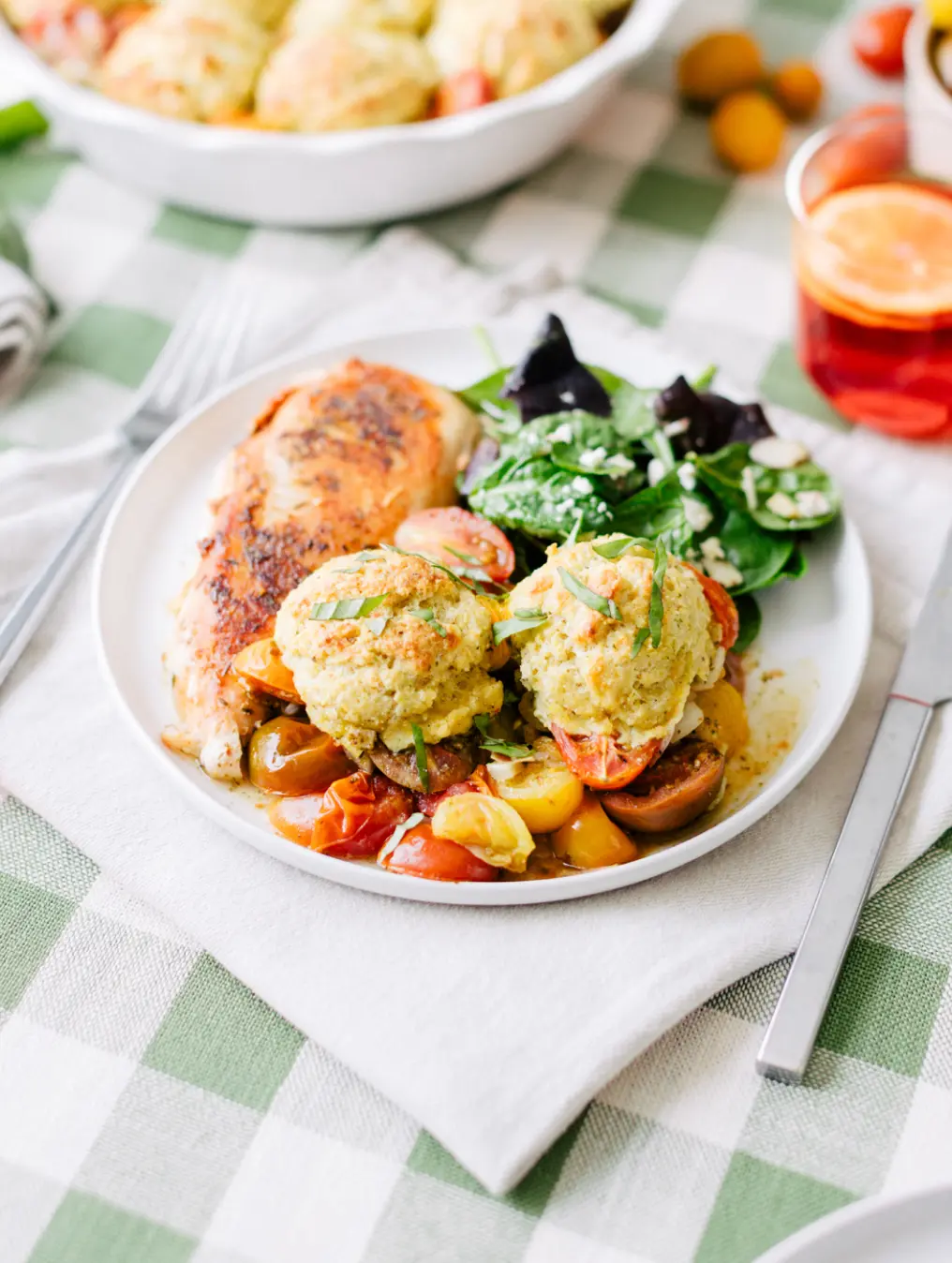 Savory Tomato Basil Cobbler - Armanino Retail
