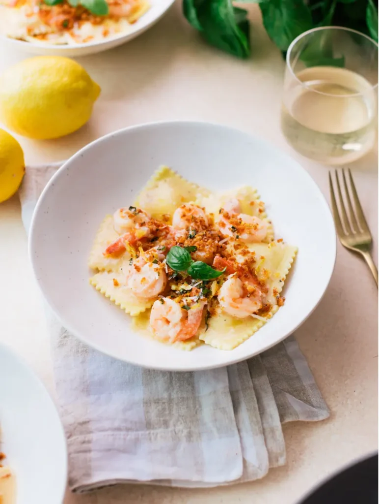 Shrimp Scampi Ravioli