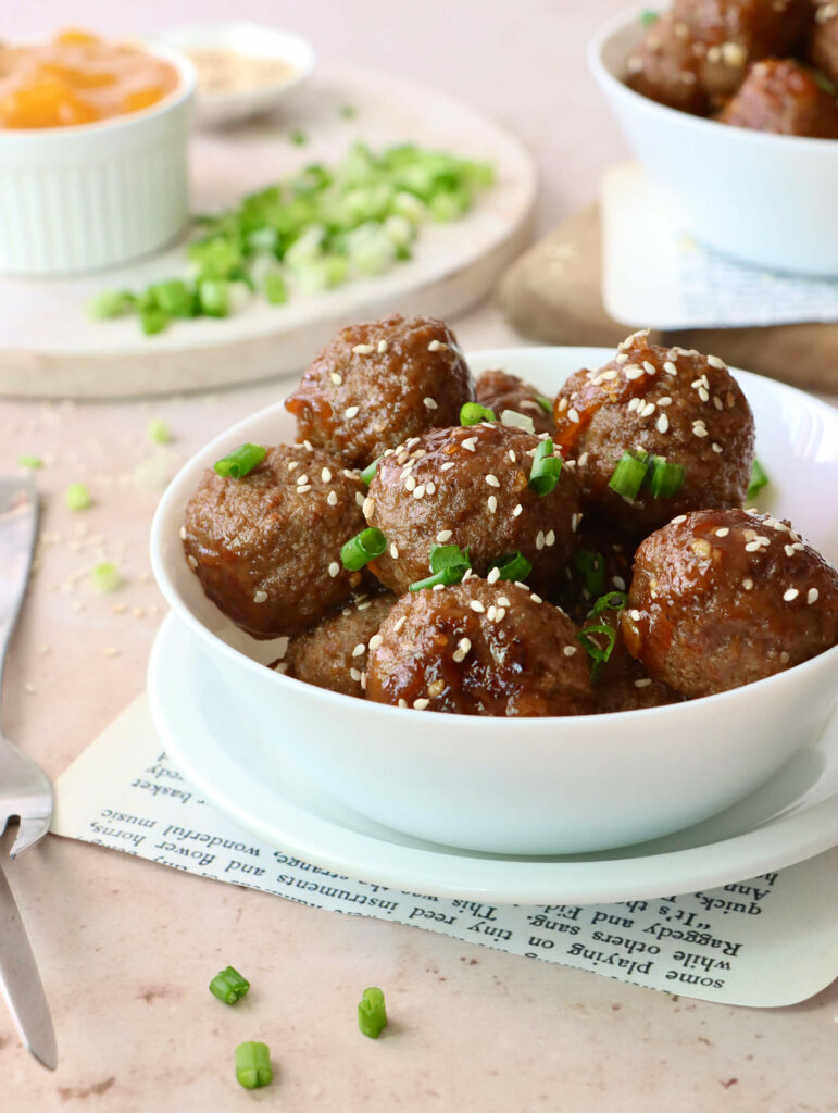 Sweet and Spicy Korean Meatballs